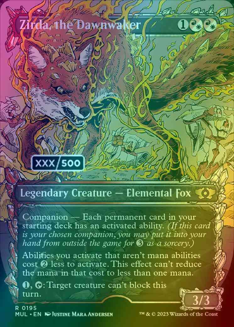 Zirda, the Dawnwaker - Serial Numbered [195z] [Planar Showcase] [Multiverse Legends] [Foil]