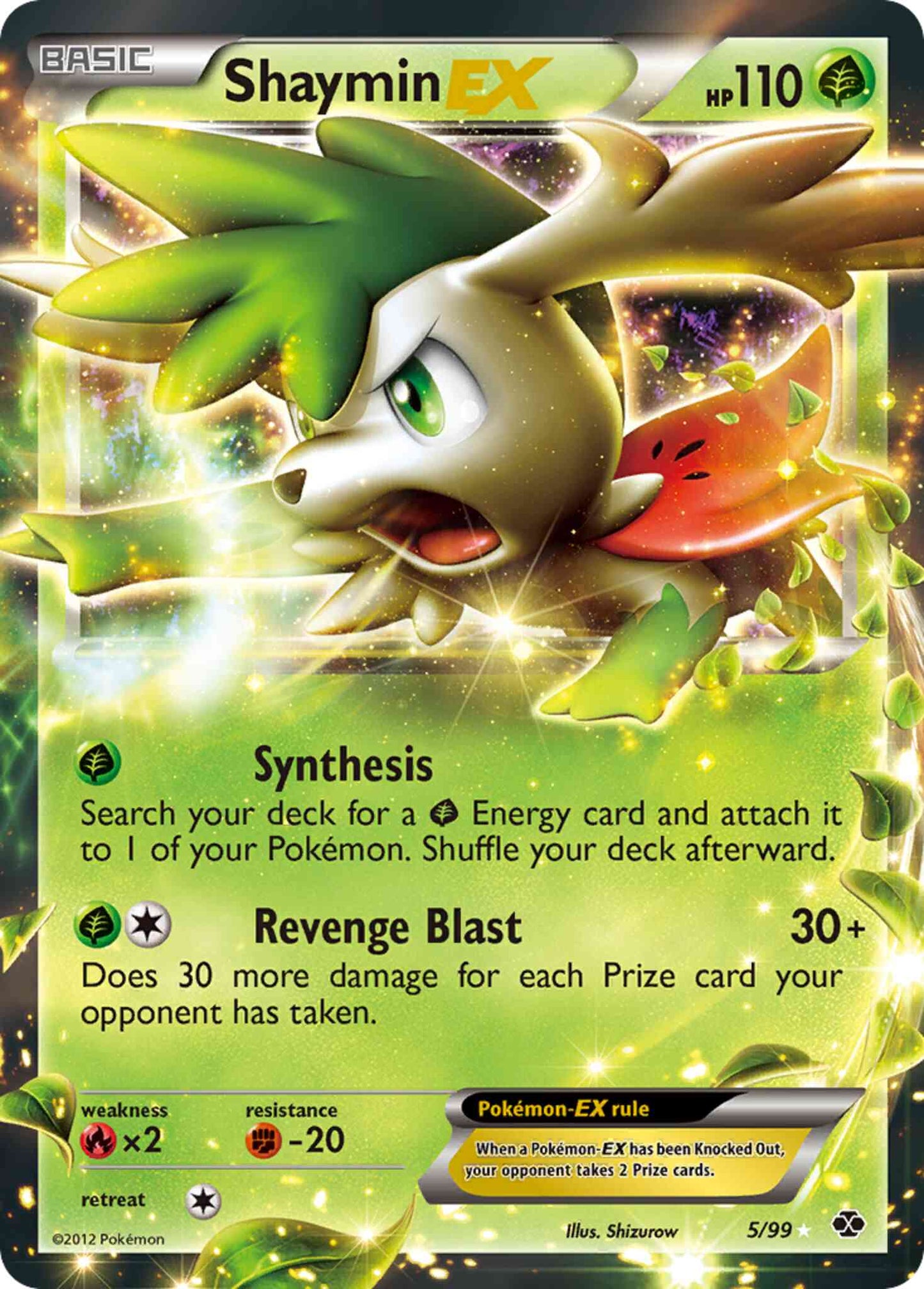 Shaymin-EX - 5/99 - Rare Holo EX [bw4-5] [Ultra]