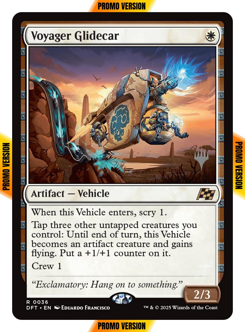 Voyager Glidecar [36p] [Promo Pack] [Aetherdrift: Promos] [Non-Foil]