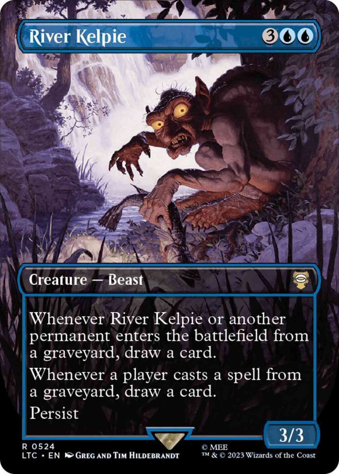 River Kelpie [524] [Borderless] [The Lord of the Rings: Tales of Middle-earth: Commander] [Non-Foil]