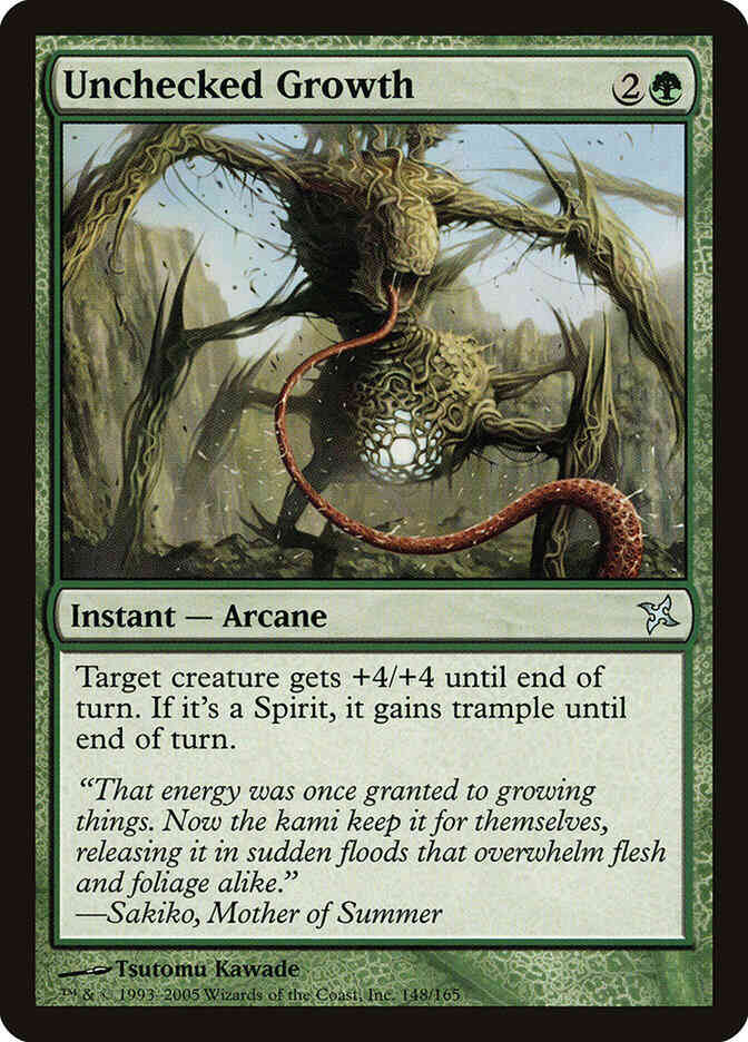 Unchecked Growth [148] [Betrayers of Kamigawa] [Non-Foil]
