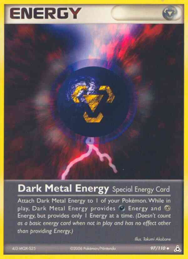 Dark Metal Energy - 97/110 - Uncommon [ex13-97] [Non-Holo]