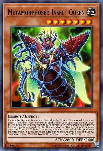 Metamorphosed Insect Queen - LED2-EN008 - Super Rare - 1st Edition