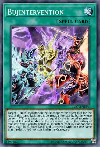Bujintervention - LVAL-ENDE4 - Super Rare - Limited
