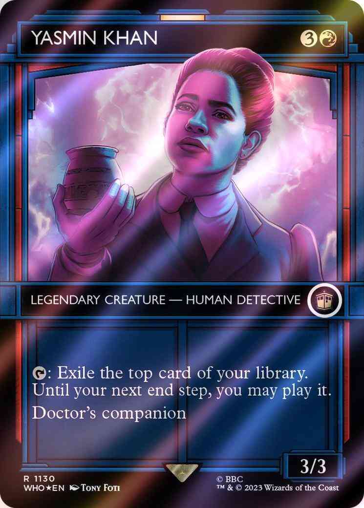 Yasmin Khan [1130] [TARDIS Showcase] [Universes Beyond: Doctor Who] [Surge Foil]