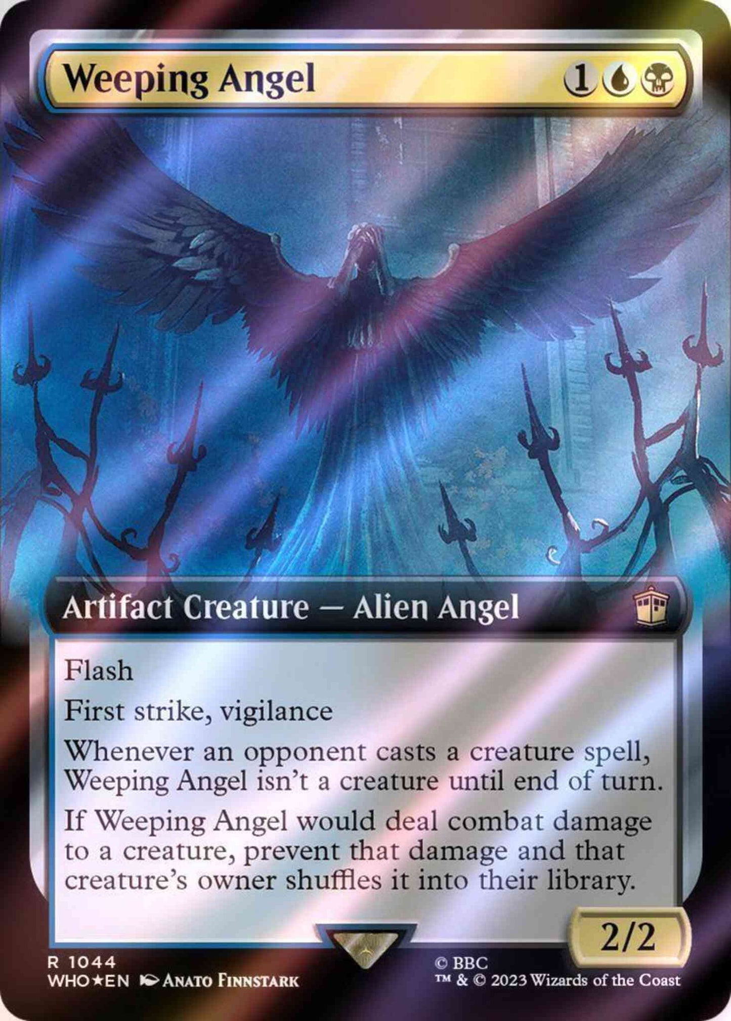 Weeping Angel [1044] [Extended Art] [Universes Beyond: Doctor Who] [Surge Foil]