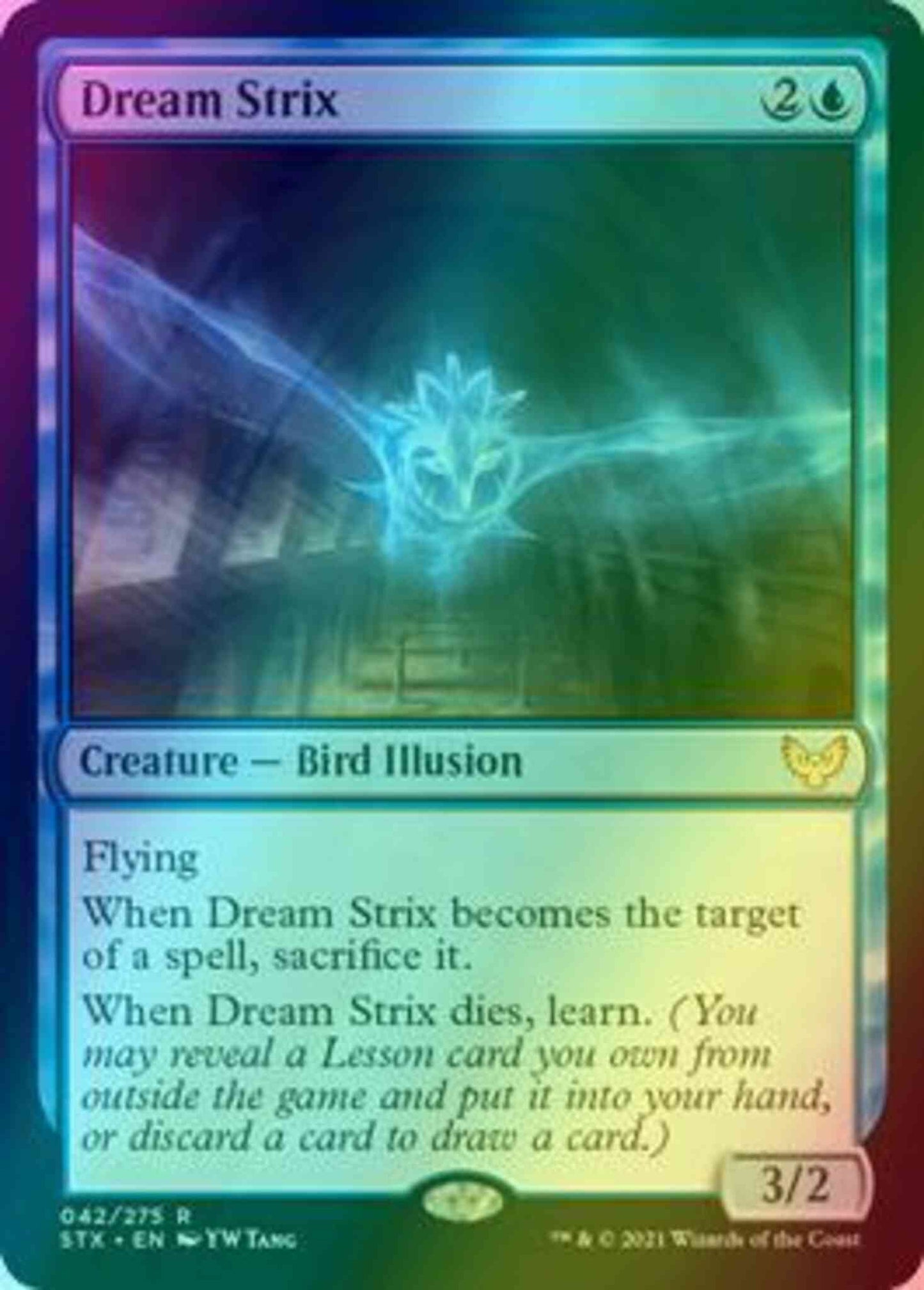 Dream Strix [42] [Strixhaven: School of Mages] [Foil]