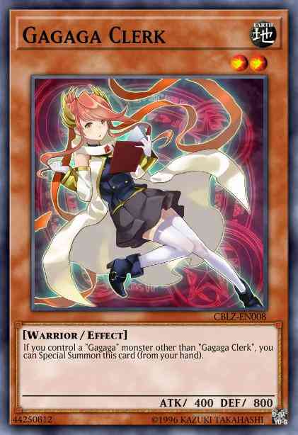 Gagaga Clerk - CBLZ-EN008 - Super Rare - Unlimited