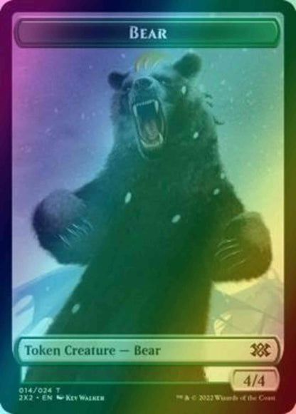 Bear Token (14) // Vampire Token (09) [Double Masters 2022: Tokens] [Foil]