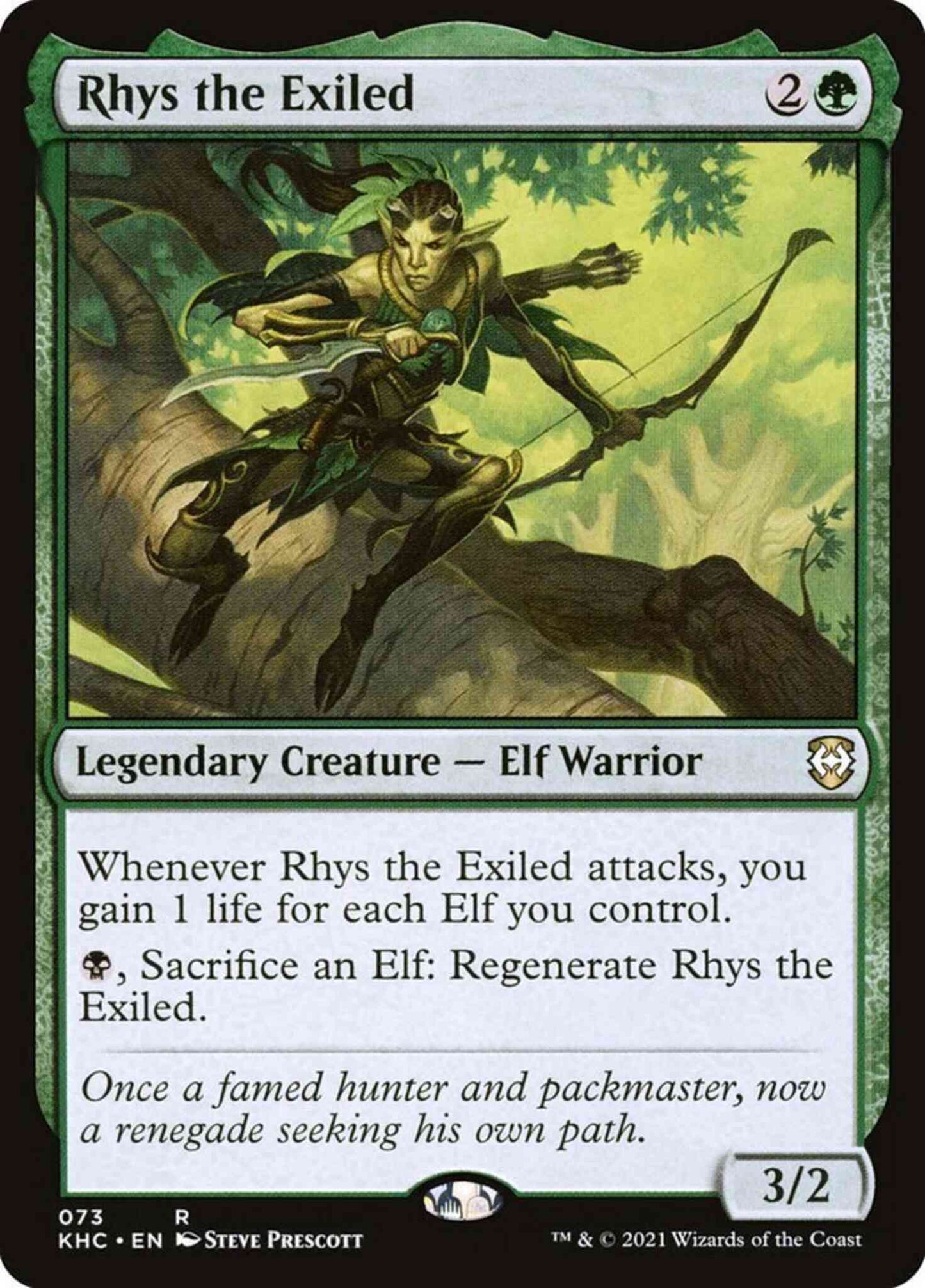 Rhys the Exiled [73] [Kaldheim Commander] [Non-Foil]