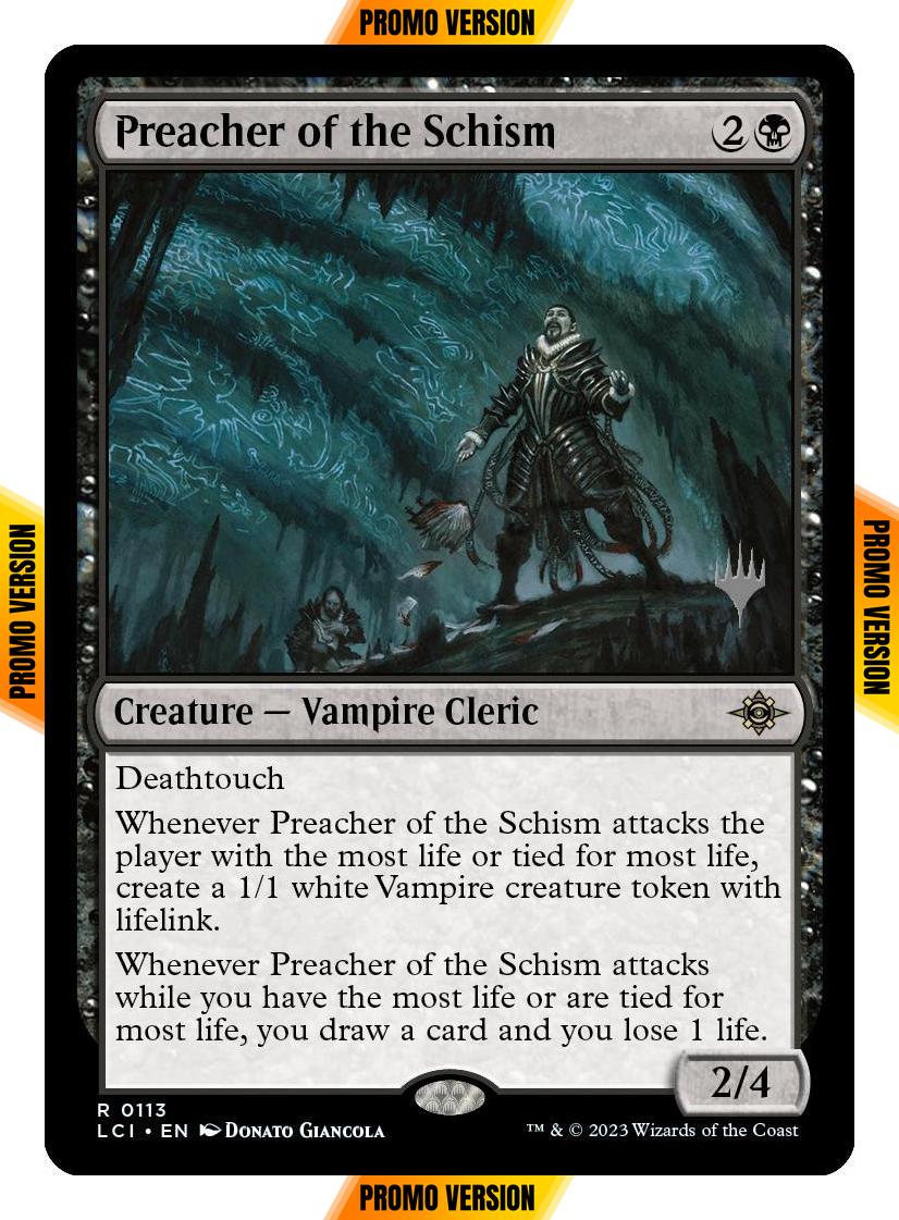 Preacher of the Schism [113p] [Promo Pack] [The Lost Caverns of Ixalan: Promos] [Non-Foil]