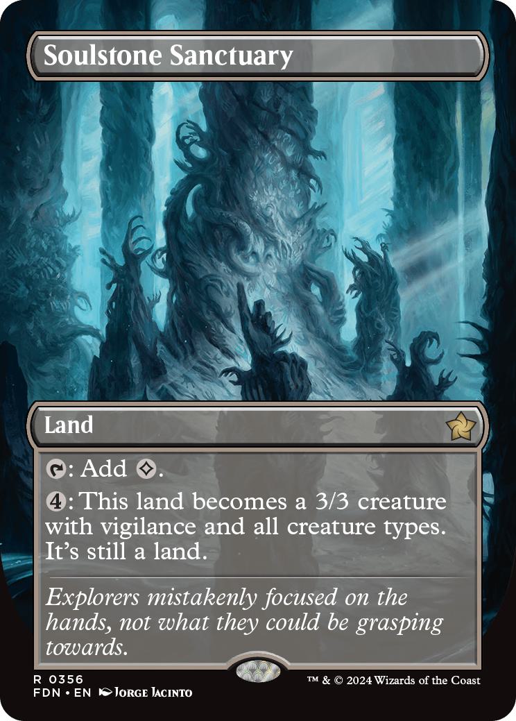 Soulstone Sanctuary [356] [Borderless] [Foundations] [Non-Foil]