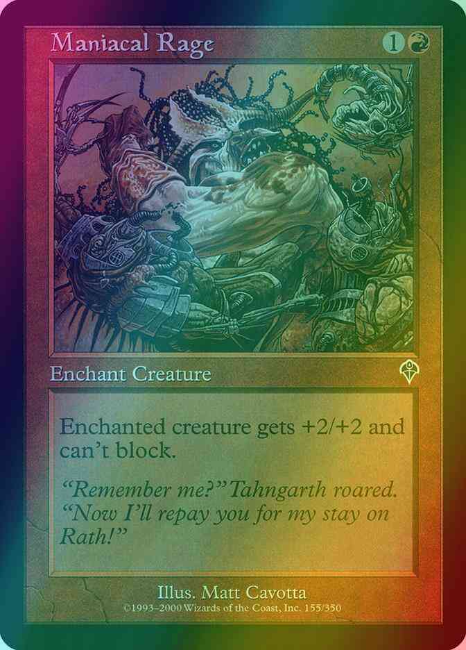 Maniacal Rage [155] [Invasion] [Foil]