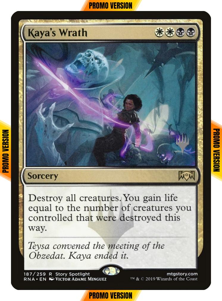 Kaya's Wrath [187p] [Promo Pack] [Ravnica Allegiance Promos] [Non-Foil]