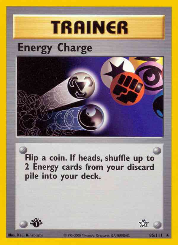 Energy Charge - 85/111 - Rare - 1st Edition [neo1-85] [Non-Holo]
