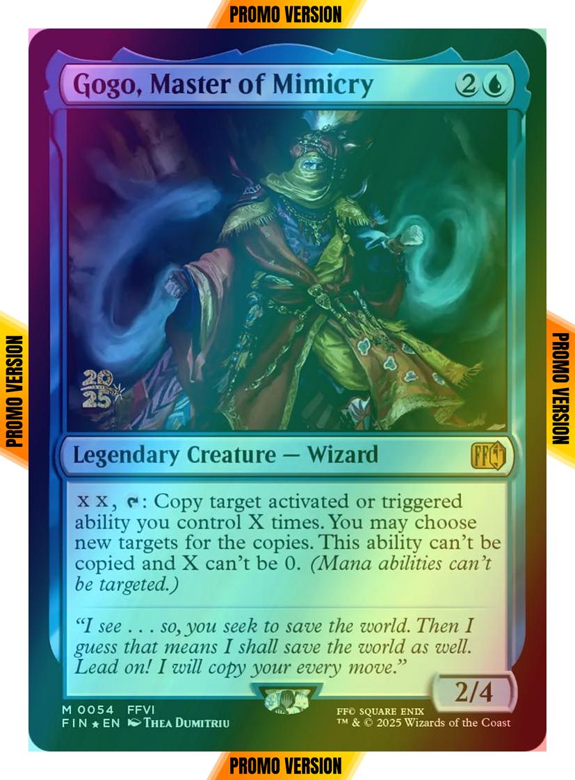 Gogo, Master of Mimicry [54s] [Prerelease] [FINAL FANTASY: Promos] [Foil]