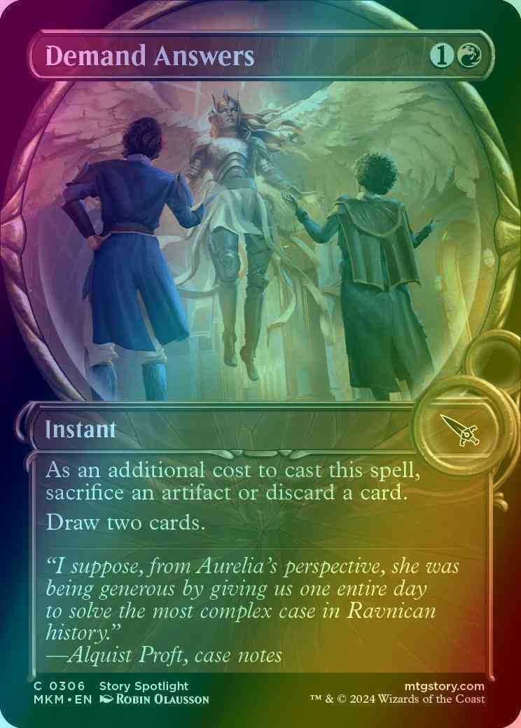 Demand Answers [306] [Magnified Showcase] [Murders at Karlov Manor] [Foil]