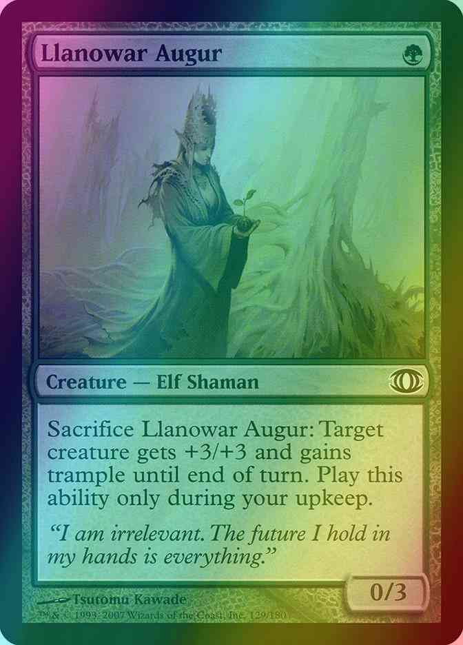 Llanowar Augur [129] [Future Sight] [Foil]