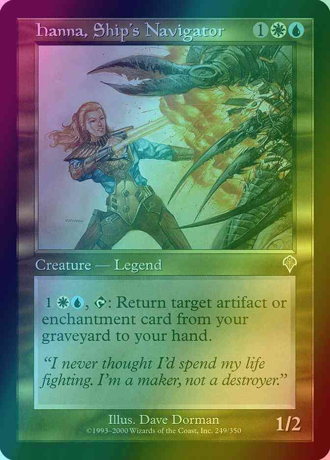 Hanna, Ship's Navigator [249] [Invasion] [Foil]