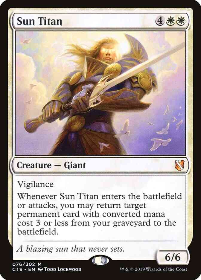 Sun Titan [76] [Commander 2019] [Non-Foil]
