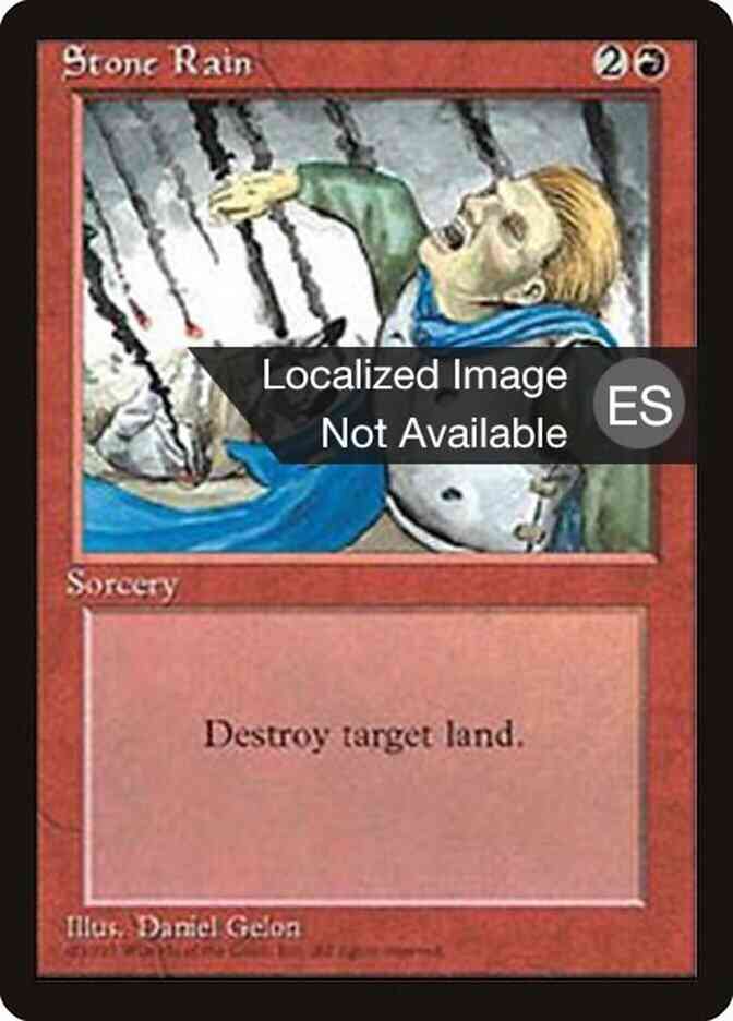 Stone Rain - Chinese [224] [Fourth Edition Black Border: Chinese] [Non-Foil]