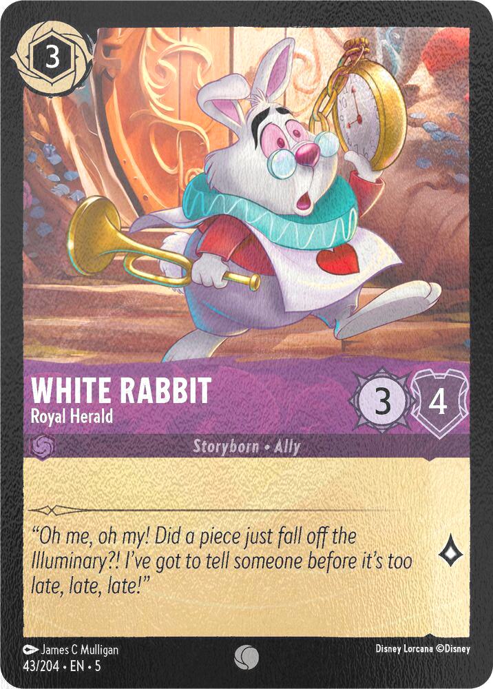 White Rabbit - Royal Herald - 43/204 [Shimmering Skies] [Cold Foil]