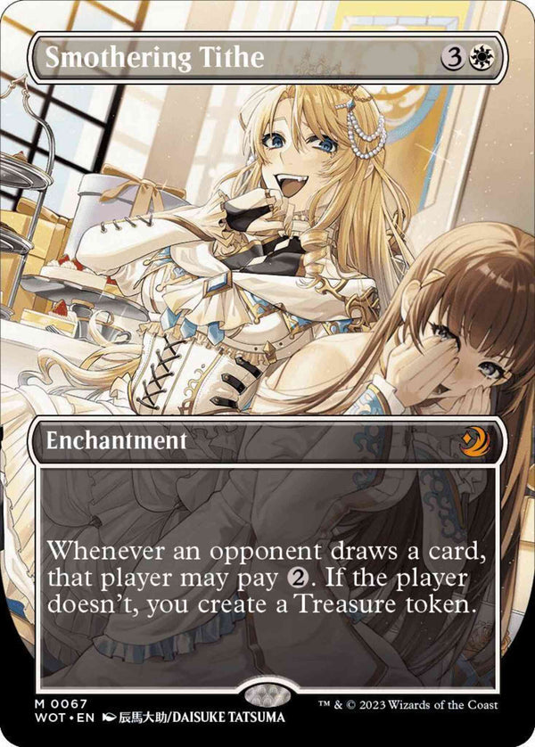 Smothering Tithe [67] [Borderless] [Anime] [Wilds of Eldraine: Enchanting Tales] [Non-Foil]