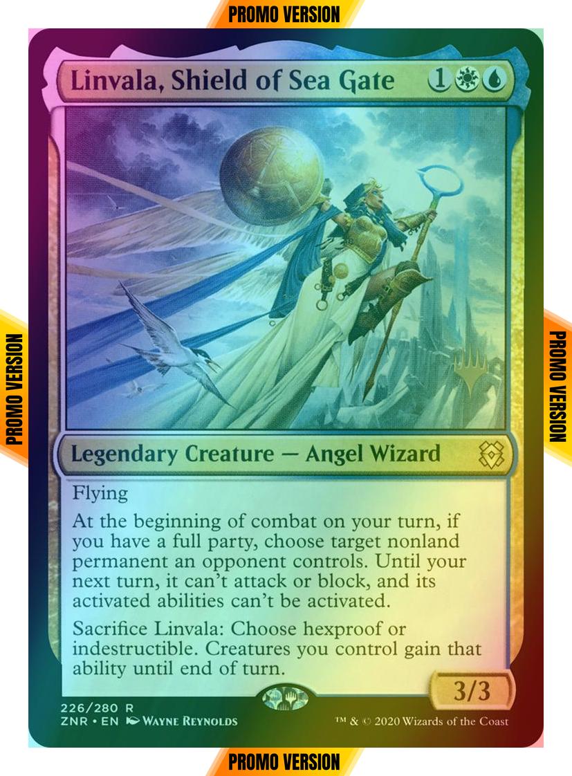 Linvala, Shield of Sea Gate [Promo Pack] [226p] [Zendikar Rising Promos] [Foil]