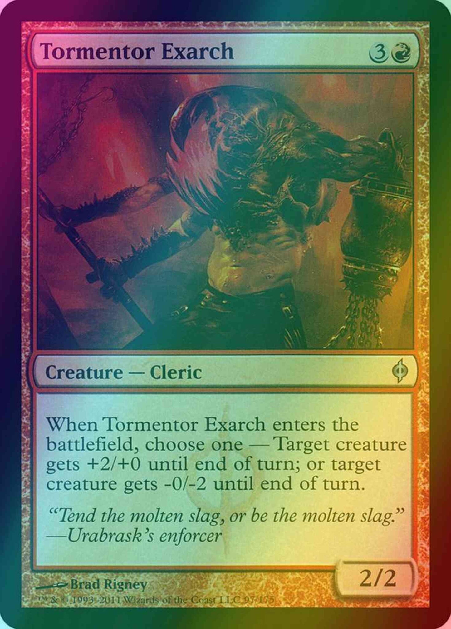 Tormentor Exarch [97] [New Phyrexia] [Foil]