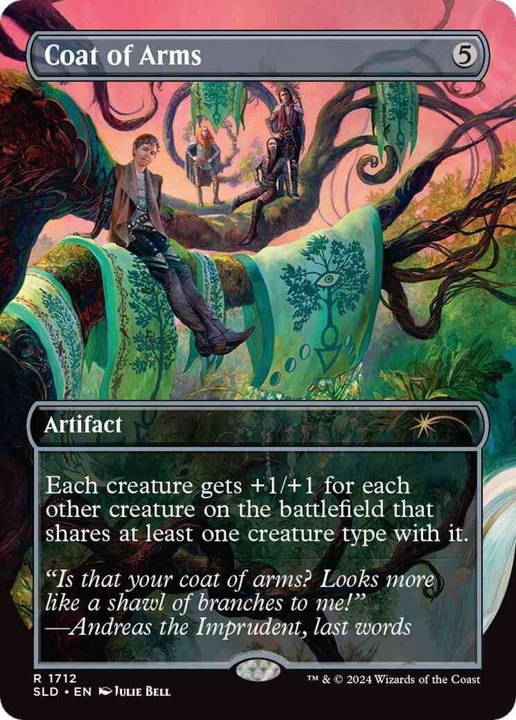 Coat of Arms [1712] [Borderless] [Julie Bell] [Secret Lair Drop] [Foil]