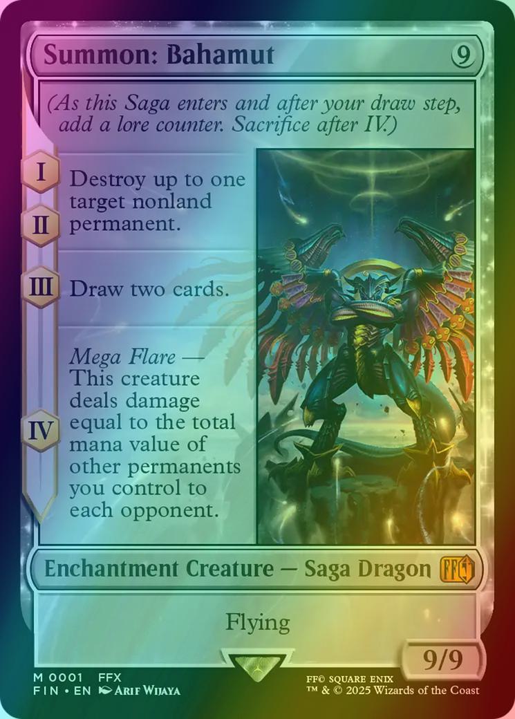 Summon: Bahamut [1] [FINAL FANTASY] [Foil]