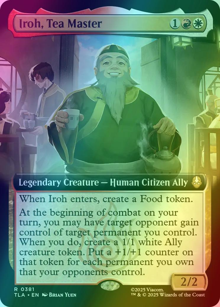 Iroh, Tea Master [381] [Extended Art] [Avatar: The Last Airbender] [Foil]