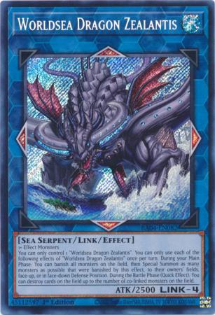 Worldsea Dragon Zealantis - RA04-EN082 - Secret Rare - 1st Edition