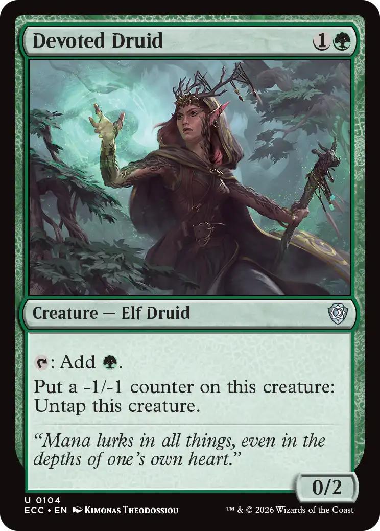 Devoted Druid [104] [Lorwyn Eclipsed: Commander] [Non-Foil]