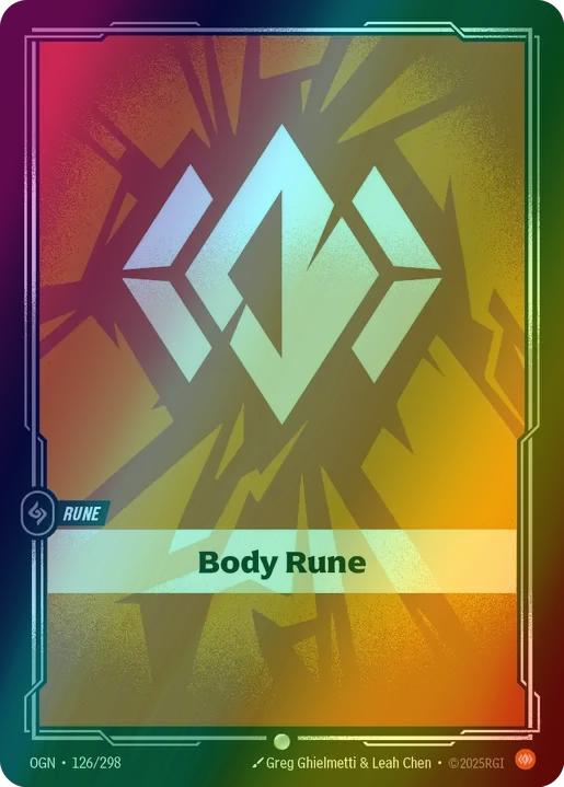 Body Rune - 126/298 [Origins] [Foil]