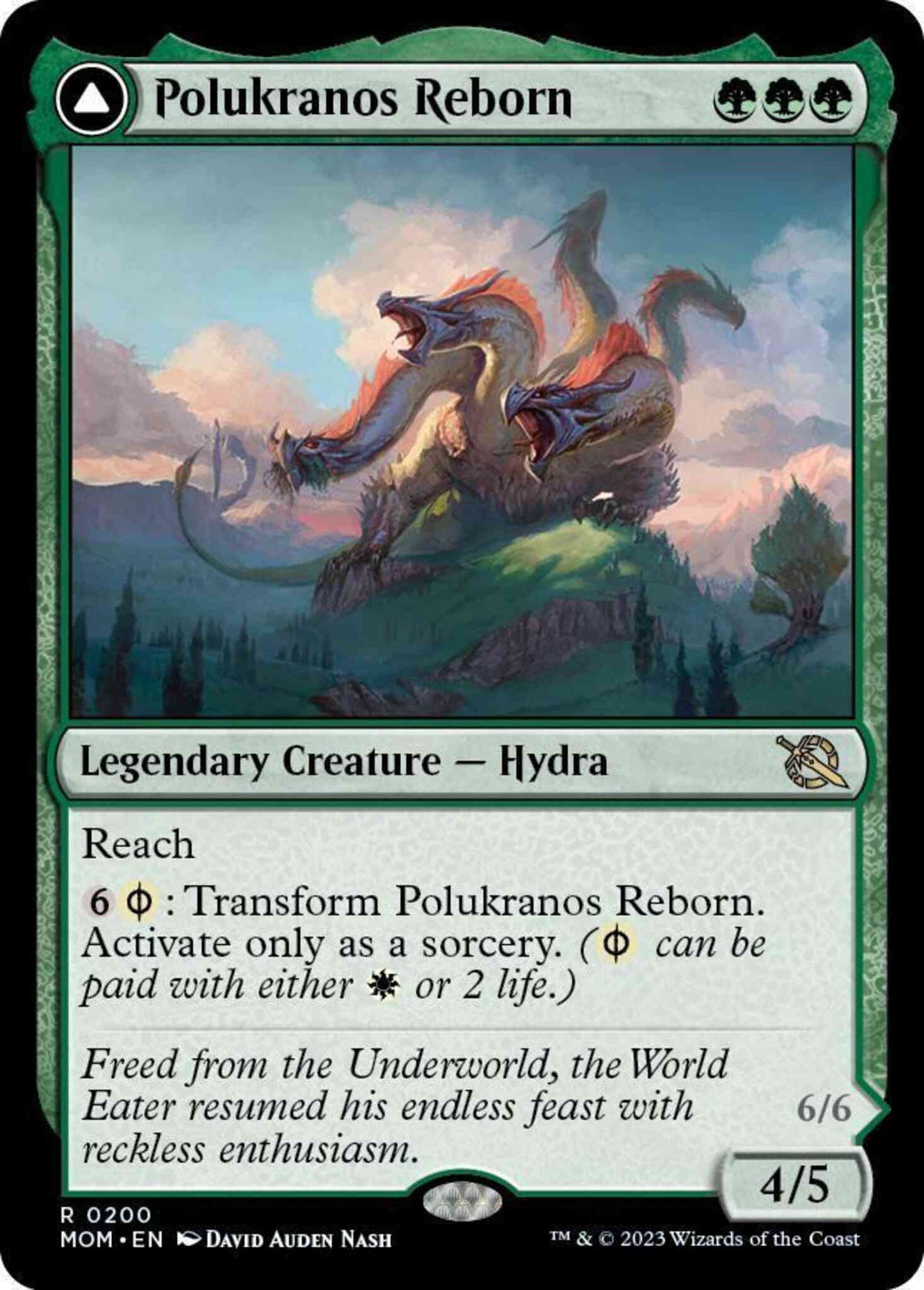 Polukranos Reborn // Polukranos, Engine of Ruin [200] [March of the Machine] [Non-Foil]