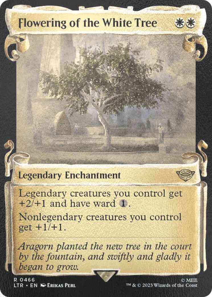 Flowering of the White Tree [466] [Scrolls Showcase] [The Lord of the Rings: Tales of Middle-earth] [Silver Foil]