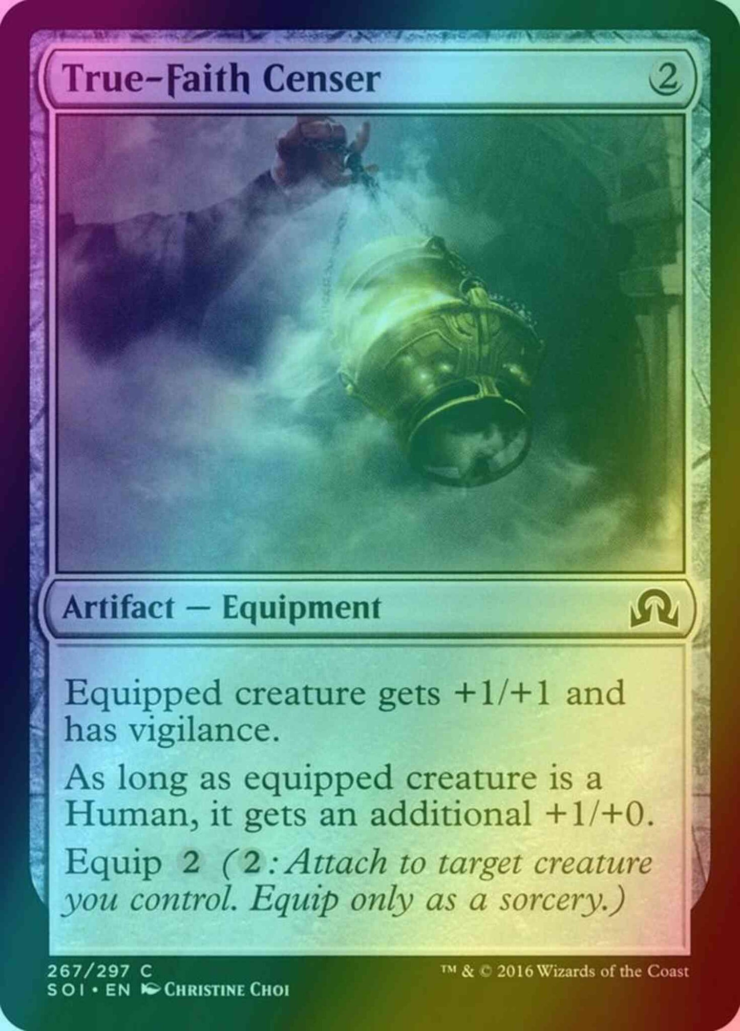 True-Faith Censer [267] [Shadows over Innistrad] [Foil]
