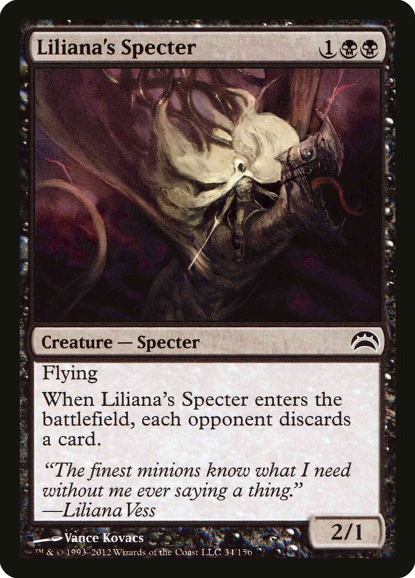 Liliana's Specter [34] [Planechase 2012] [Non-Foil]