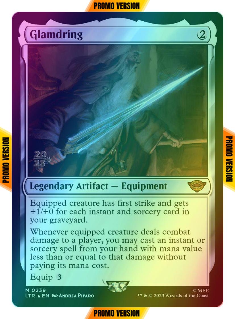 Glamdring [239s] [Prerelease] [The Lord of the Rings: Tales of Middle-earth: Promos] [Foil]