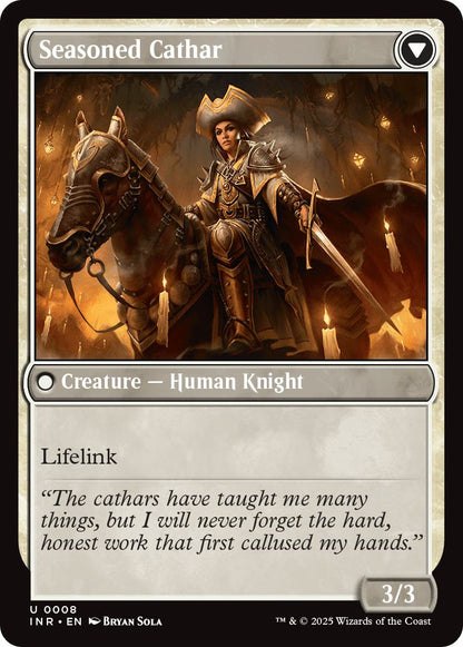 Ambitious Farmhand // Seasoned Cathar [8] [Innistrad Remastered] [Non-Foil]