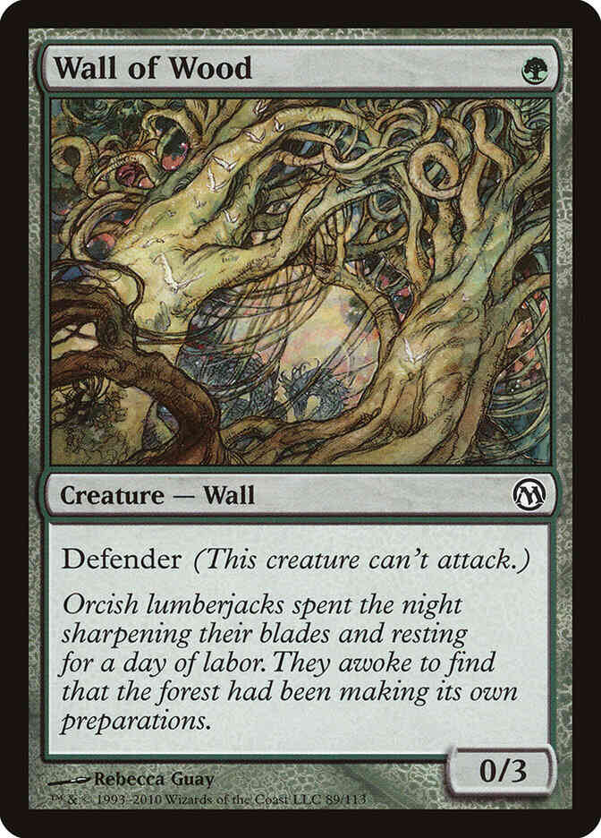 Wall of Wood [89] [Duels of the Planeswalkers] [Non-Foil]