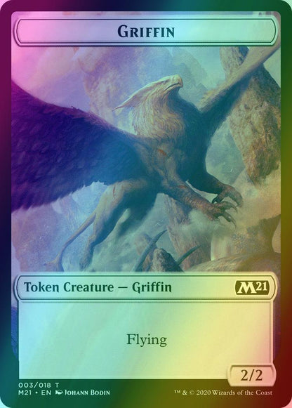 Goblin Wizard Token (08) // Griffin Token (03) [Core Set 2021 Tokens] [Foil]