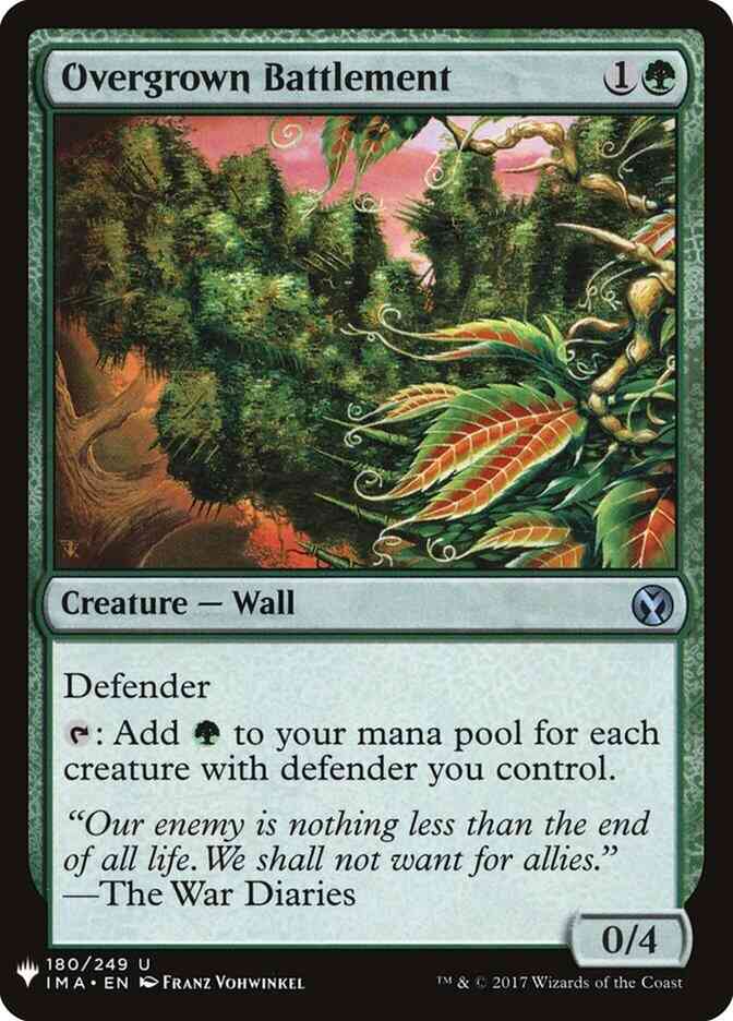 Overgrown Battlement [IMA-180] [The List] [Non-Foil]