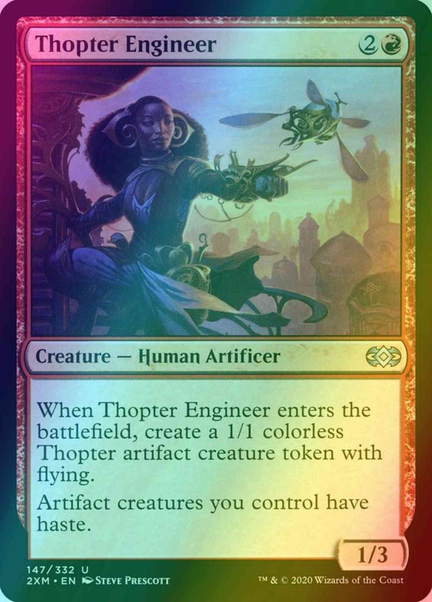 Thopter Engineer [147] [Double Masters] [Foil]