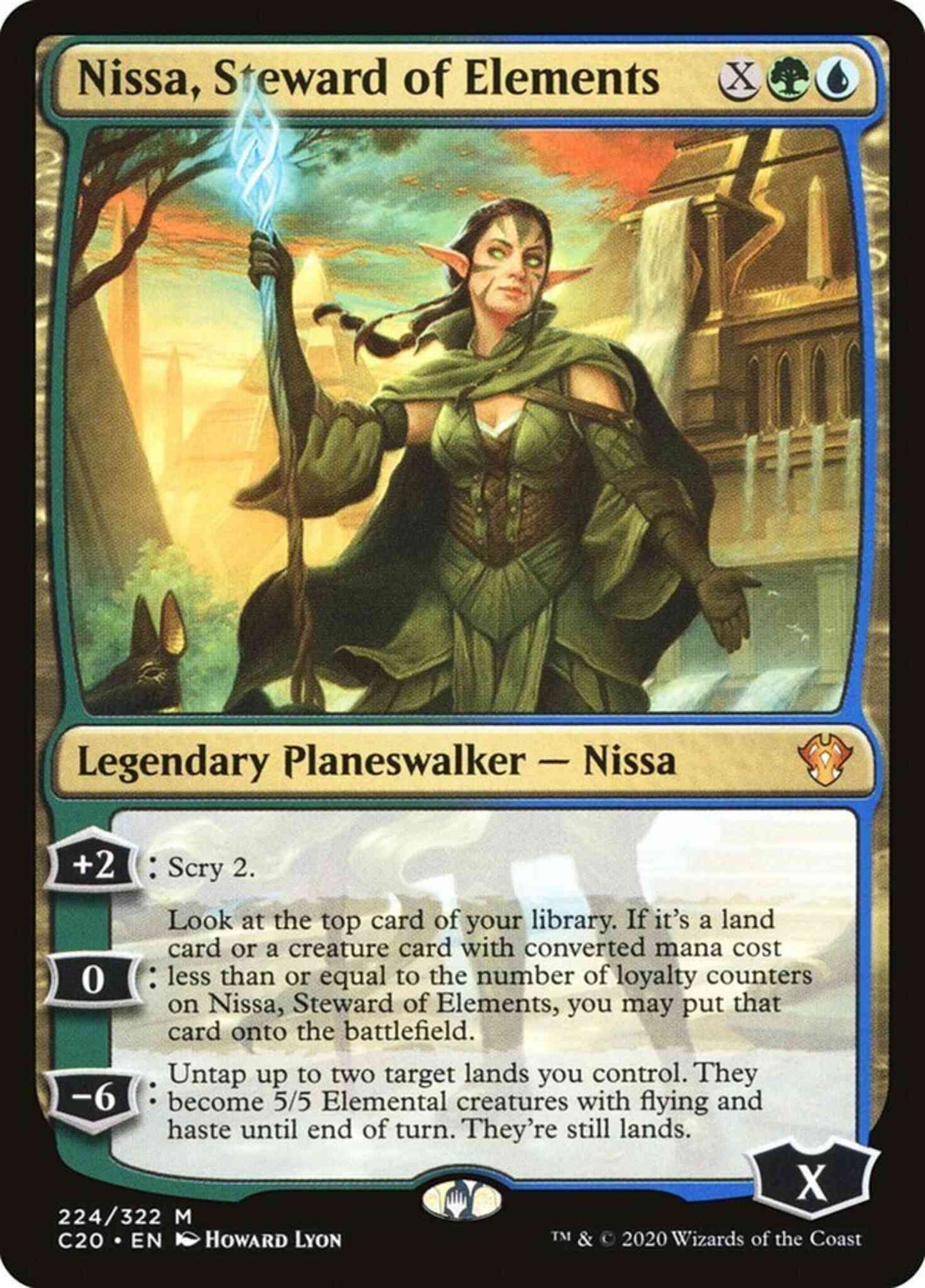 Nissa, Steward of Elements [224] [Commander 2020] [Non-Foil]