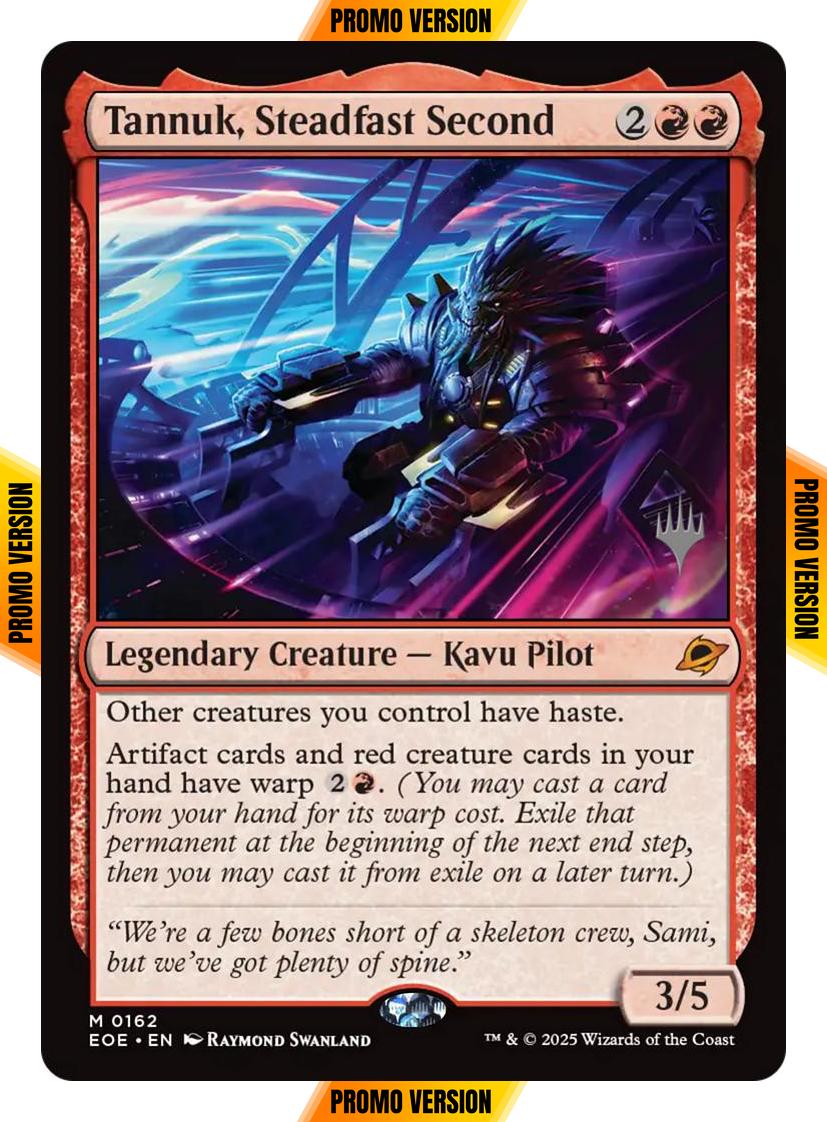 Tannuk, Steadfast Second [162p] [Promo Pack] [Edge of Eternities: Promos] [Non-Foil]