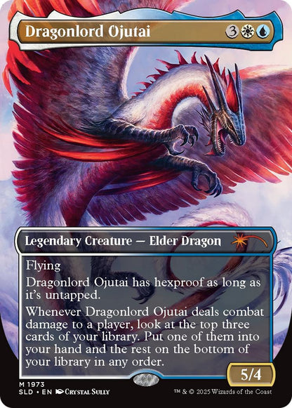 Dragonlord Ojutai // Dragonlord Ojutai [1973] [Borderless] [They Grow Up So Fast] [Secret Lair Drop] [Non-Foil]