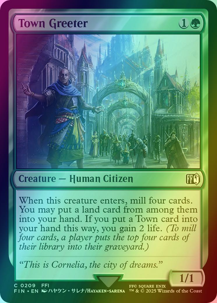 Town Greeter [209] [FINAL FANTASY] [Foil]