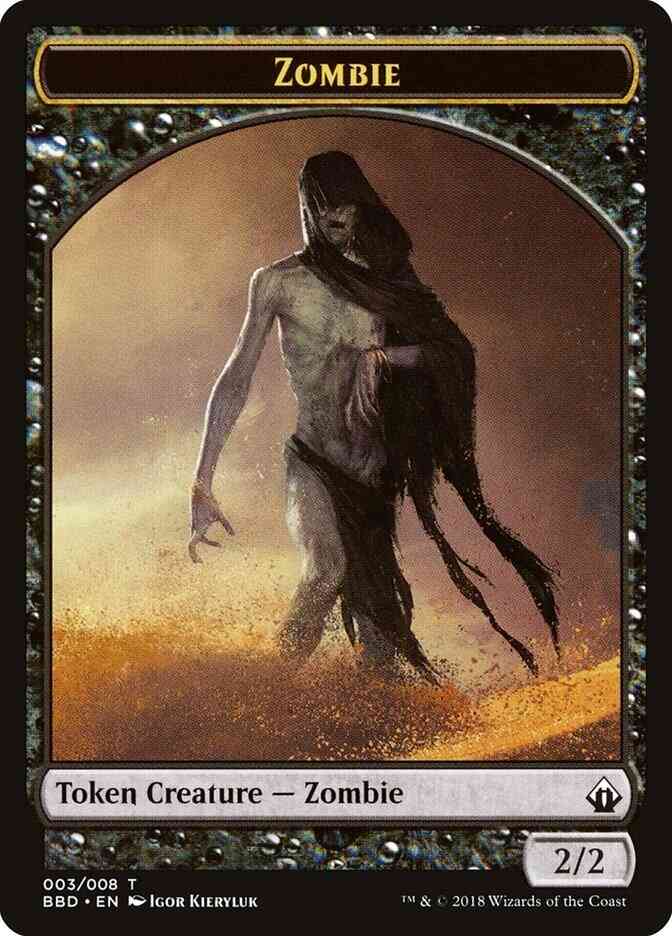 Zombie Token [03] [Battlebond Tokens] [Non-Foil]